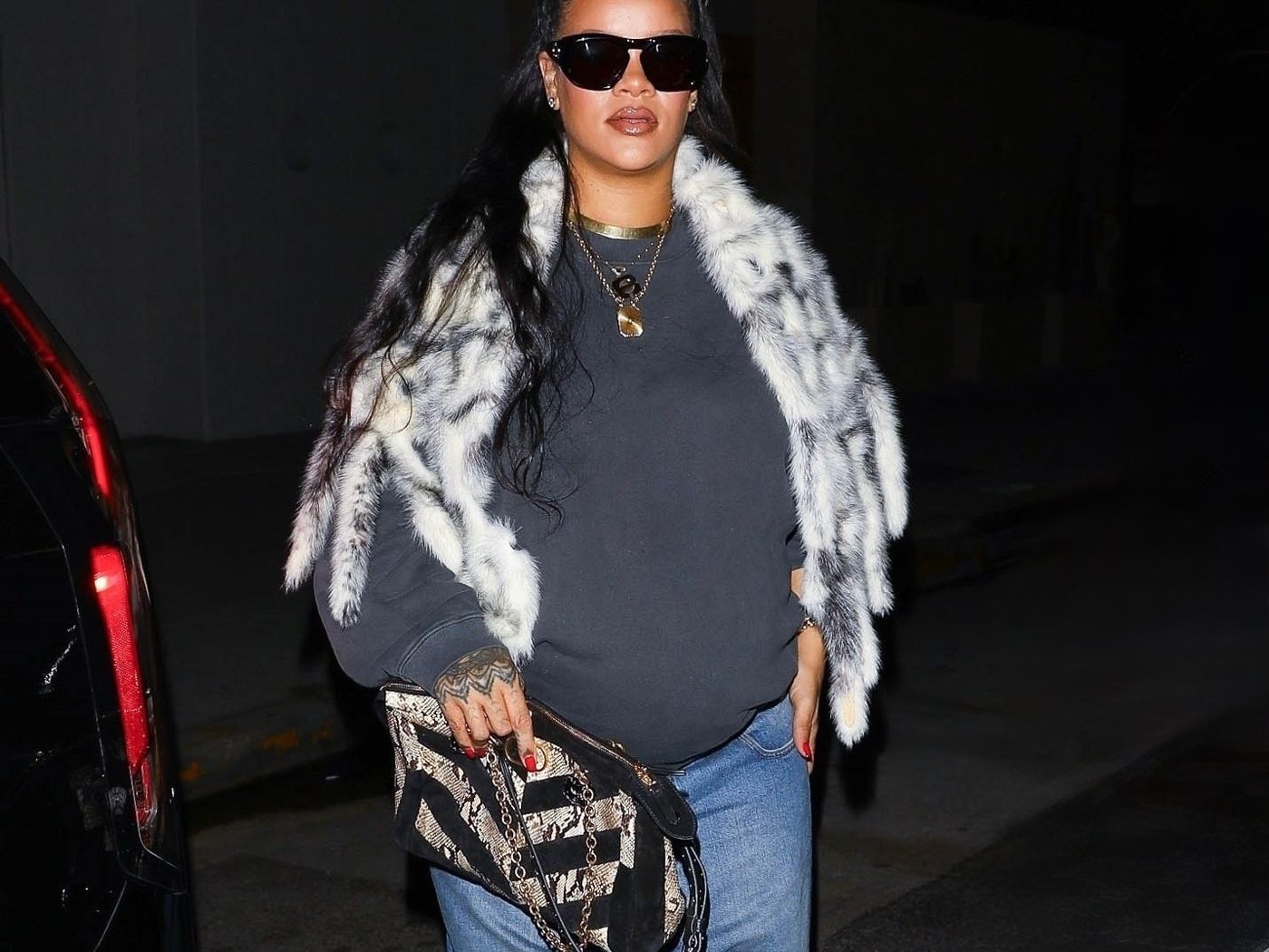 Celebrities Showed Off Newness from Saint Laurent, Valentino and More Last Week